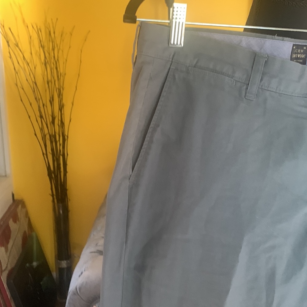 Men's J.Crew Urban Slim Green Chinos 33x32 - Picture 5 of 11